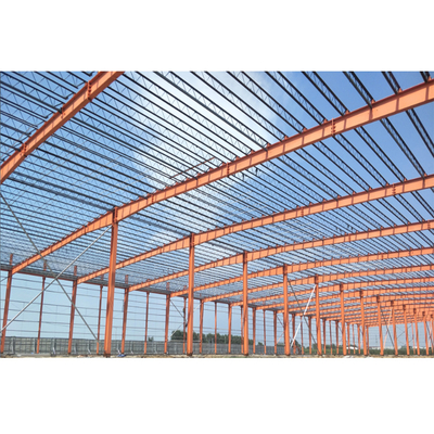 High Strength Prefabricated Steel Structures , Prefab Metal Warehouse Building