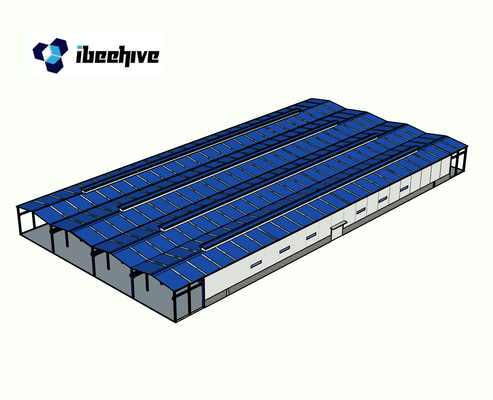 Prefabricated Steel Frame Structure Buildings Prefab Workshops Din Standard