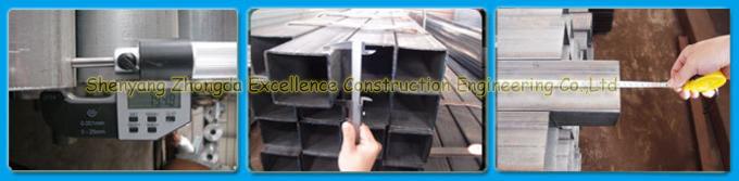 Kết cấu thép Tòa nhà Phần rỗng / Vật liệu xây dựng Ống thép mạ kẽm cán nguội