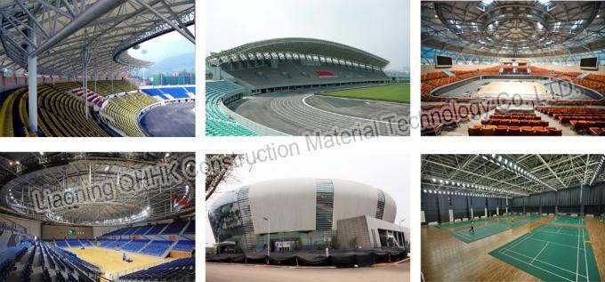 Sân vận động bóng đá kết cấu thép tiết kiệm cho phòng thể thao