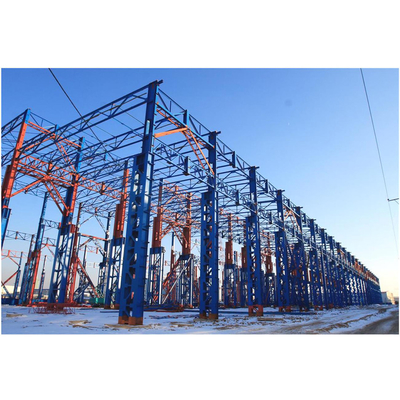 Prefabricated Steel Frame Structure Buildings Prefab Workshops Din Standard
